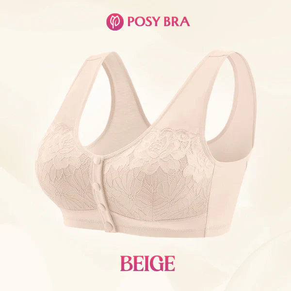 Posy Bra - Comfortable Front Button Wireless Shaping Bra