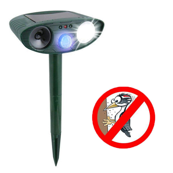 Ultrasonic Woodpecker Repeller - Solar Powered