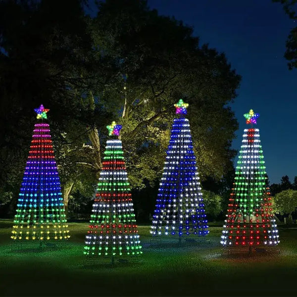 Multicolor LED Animated Lightshow Christmas Tree For Outdoor